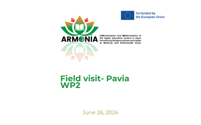 Field visit- Pavia